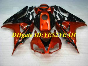 Kit carenatura moto custom per Honda CBR1000RR 06 07 CBR 1000RR 2006 2007 CBR1000 ABS Top nero carenato rosso + Regali HH21