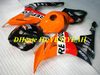 Kit de carénage de moto personnalisé pour Honda CBR1000RR 06 07 CBR 1000RR 2006 2007 CBR1000 ABS Orange rouge noir Ensemble de carénages + Cadeaux HH23