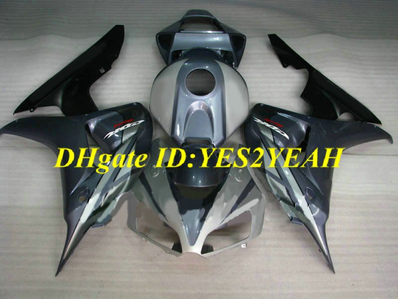 Niestandardowy zestaw motocykli do Honda CBR1000RR 06 07 CBR 1000RR 2006 2007 CBR1000 ABS Gray Silver Fairings Set + Gifts HH31