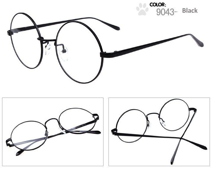 vintage round metal glasses