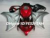 Zestaw do obróbki motocyklowej dla Honda CBR1000RR 08 09 10 11 CBR 1000RR 2008 2009 2011 CBR1000 ABS Red Silver Fairings Set + Gifts HM08