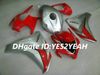 Kit de carénage de moto pour Honda CBR1000RR 08 09 10 11 CBR 1000RR 2008 2009 2011 CBR1000 Ensemble de carénages rouge argent + Cadeaux HM25