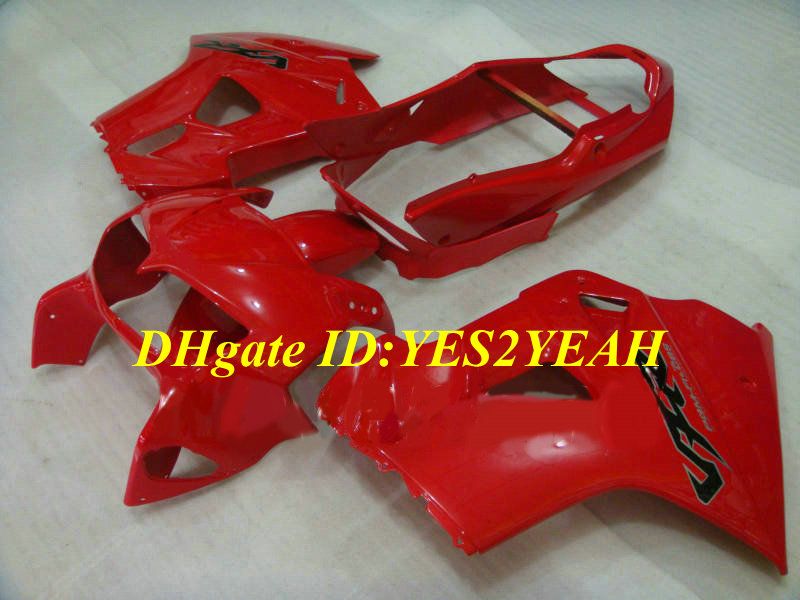 Kit de carrosserie de carénage de moto pour HONDA VFR800 98 99 00 01 Carrosserie VFR800RR 800 1998 1999 2001 Ensemble de carénages rouges + cadeaux Hw25