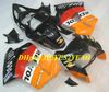 Zestaw do obróbki motocyklowej dla Honda VFR800RR 98 99 00 01 VFR 800 1998 2001 Top Red Orange Black Fairings Set + Gifts HW06