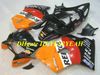 Motorcycle Fairing kit for Honda VFR800RR 98 99 00 01 VFR 800 1998 2001 Top Red orange black Fairings set+Gifts HW06