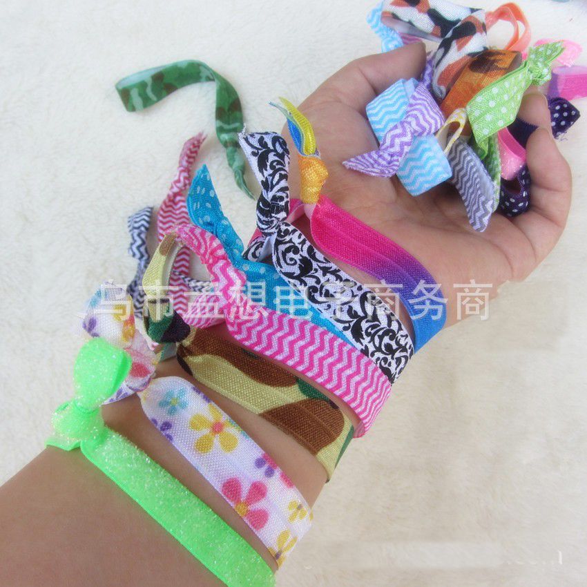 elastic ribbon bracelets