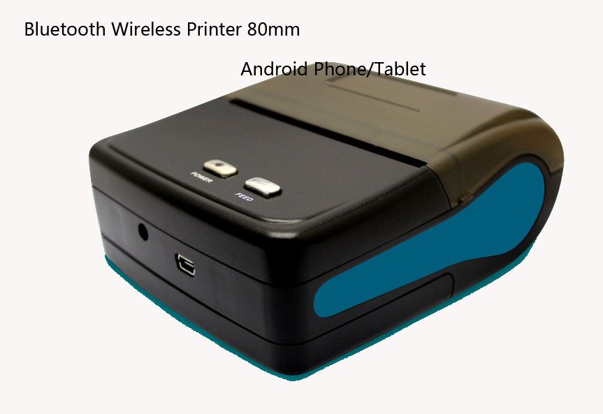 Wholesale 3 80mm Mini Bluetooth Wireless Thermal Receipt Printer QS