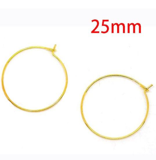 mic 25mm gold plated wine glass charms wire hoops jewelry diy jewelry findings components hot