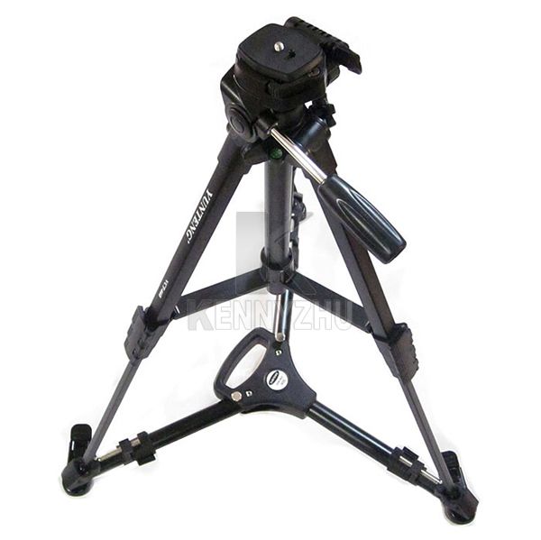 YUNTENG 901 Professional Folding Aluminum Alloy Large Size Tripod Dolly Stand Base + Carrying Bag for Video Camera Camcorder