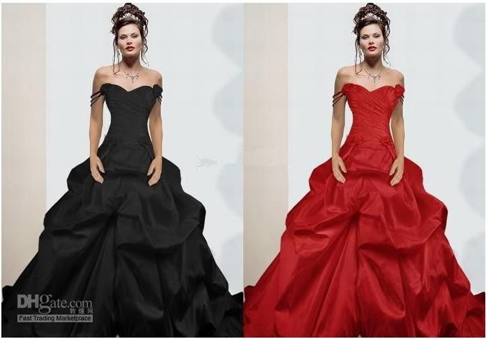 New Red Black Wedding Dress Size 6 8 10 12 14 16 18 We60 Petite