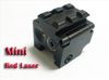 Laser Dot Red Mini Compact för pistolsikt Dual Weaver Rail Mount 20mm