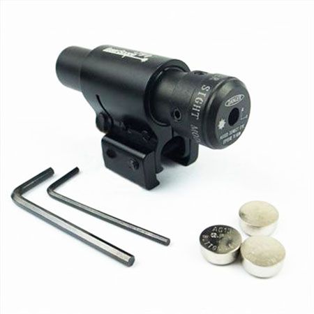 Tactical Red Dot Laser Sight Rifle Omfattning med 11mm / 20mm Scope Mount