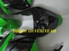 Injection Fairing body kit for KAWASAKI Ninja ZX250R ZX 250R 2008 2012 EX250 08 09 10 12 green black Fairings bodywork KH97