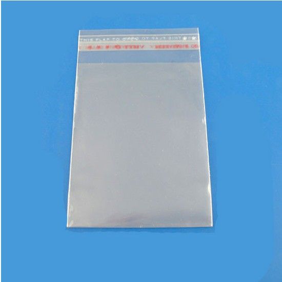 MIC 새로운 지우기 자체 접착 인감 비닐 봉투 7x12cm DIY 쥬얼리 포장 표시 핫 판매