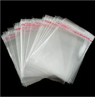 MIC New 15x24cm 200pcs/lot Clear Self Adhesive Seal Plastic Bags Jewelry packaging Hot sell Items