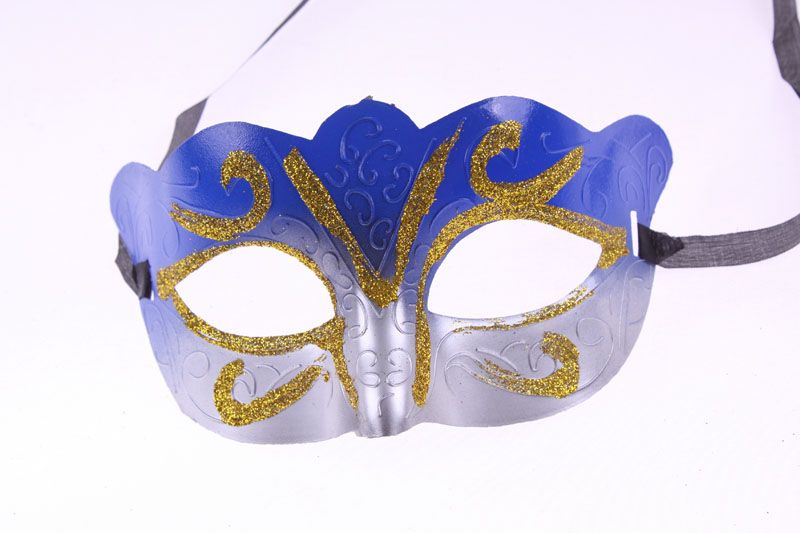 Promotion verkaufen Partymaske mit Gold Glittermaske Venezianer Unisex Sparkle Masquerade Venezianische Maske Mardi Gras Masken Masquerade H3502017