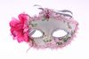 Vrouwen Sexy Hallowmas Venetiaanse Masker Maskerade Maskers met Kant Bloem Veer Eyeliner en Rhinestone Masker voor Dans Party Mask