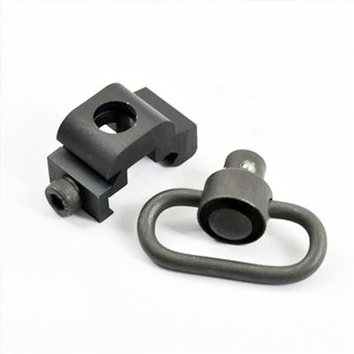 QD Quick Release Sling Swivel Mount Fit 20mm Picatinny Rail Black
