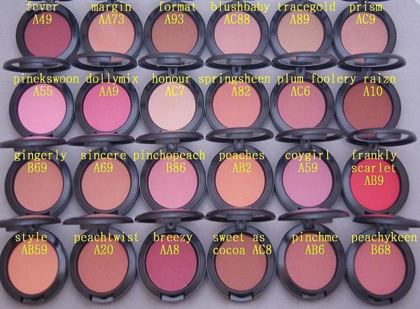 

epacket24 pieces/lot newarrival 6g powder blush24 colors