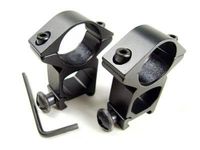 Tactical 2 x 25mm 1 inch Ring Scope Mount 20mm Weaver Rail Picatinny