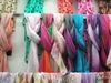 Womens Ladies shaded color Silk scarf Shawl Wrap scarves Scarf SOFT 5pcs/lot #3035