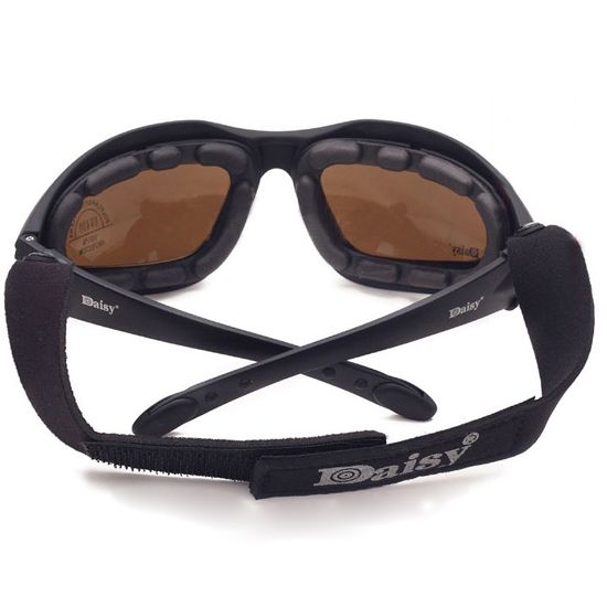 Las gafas WARGAME a prueba de viento para motocicletas al aire libre Daisy C5 incluyen un juego de 4 lentes 9147305