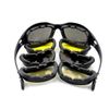 C5 Daisy Outdoor / Motocicleta / À prova de vento / Óculos de jogo de guerra incluem conjunto de 4 lentes