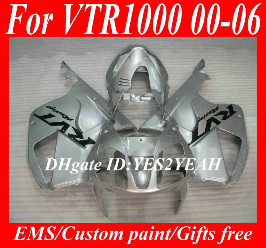 HONDA VTR1000 SP1 용 Fairing Body Kit 2000 2001 2006 VTR 1000 RC51 RVT 01 02 03 06 페어링 차체 HX91