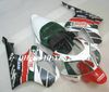 Kit carenatura moto per Honda VFR1000RR 00 01 04 06 VFR 1000 SP1 2000 2006 ABS Rosso bianco verde Set carenature + Regali HW12
