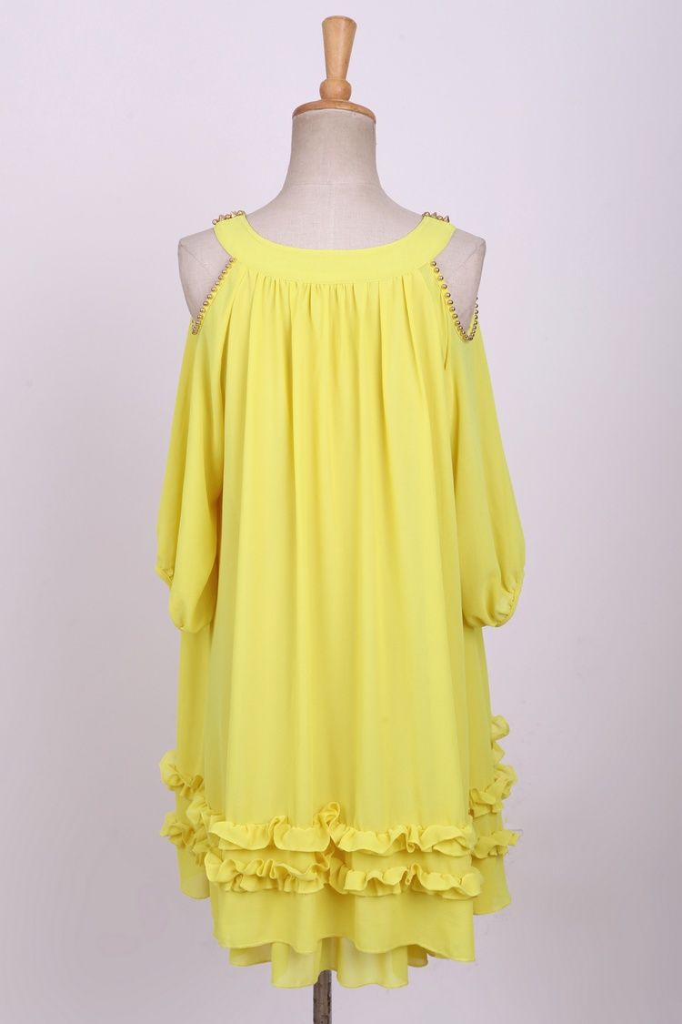 Spring And Autumn Maternity Clothing Plus Size Cloak Chiffon Dress Dew ...