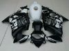 Vit Svart Fairing Body Kit för Honda CBR600F3 97 98 CBR600 F3 CBR 600 F3 1997 1999 Motorcykel Fairings Set + Presenter HA36