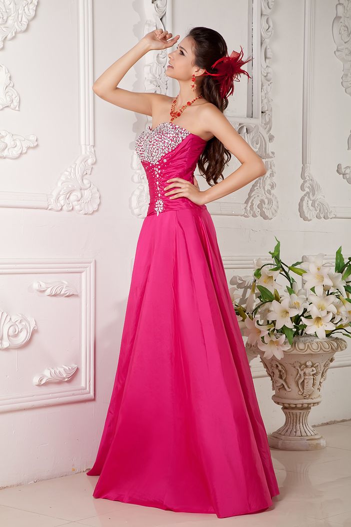 Aline strapless beaded plus size corset back evening prom dresses gowns elastic satin9309617