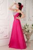 A-line strapless beaded plus size corset back evening prom dresses gowns taffeta