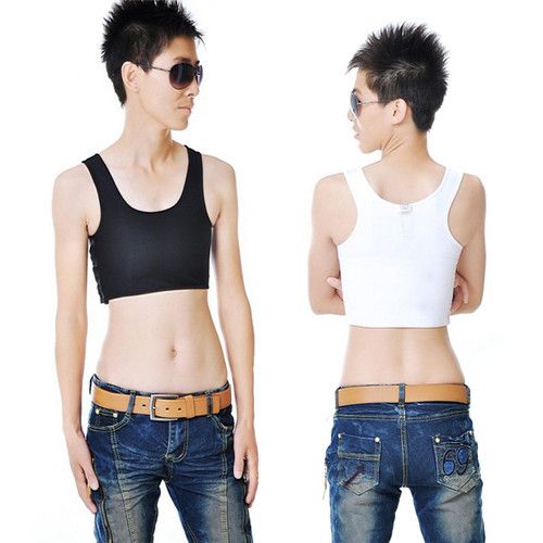 Casual Breathable Buckle Short Chest/Breast Binder Trans Lesbian Tomboy