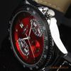 Fashion Winner Leather Band Stainless Steel Skeleton Mechanical Wrist Watches For Men Mechanical Automatic Luxury WristWatch