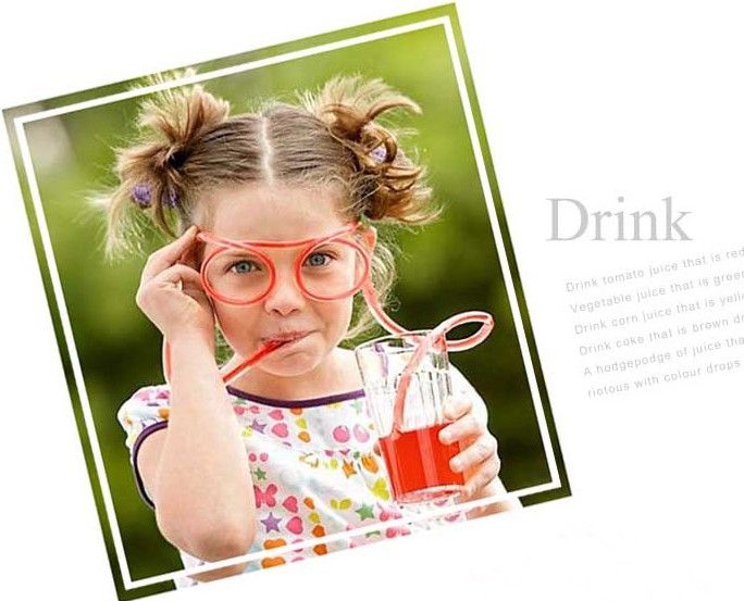 Silly Straw Glasses Novelty Drinking Straw, Drinking Glasses Drinking