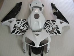 Injection bodywork For HONDA CBR600RR 2005 2006 Fairing body kit CBR 600RR F5 CBR600 RR 05 06 White black Fairings set+gifts HG78