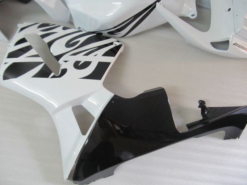 Carrosserie d'injection pour HONDA CBR600RR 2005 2006 Kit carrosserie carénage CBR 600RR F5 CBR600 RR 05 06 Ensemble de carénages noir blanc + cadeaux HG78