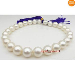 Wholesale natural pearl necklaces resale online - Fine Pearl Jewelry huge natural quot mm REAL NATURAL white pearl necklace k