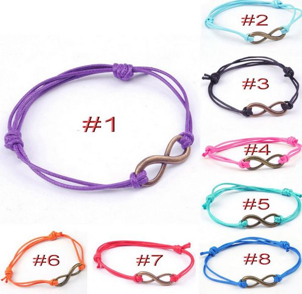 New Arrival Braided Rope Infinity Bracelet Alloy ID 