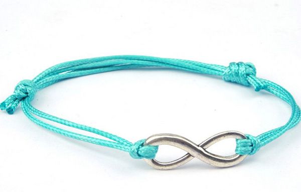New Arrival Braided Rope Infinity Bracelet Alloy ID 