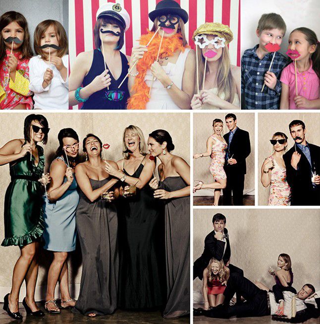 UNIQUE! 15 Designs Funny Photo Booth Props, 5 Lips/5 Moustaches/5 ...