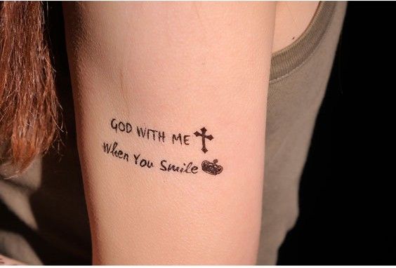 Acheter Vente Chaude Tg Tatouage Autocollants Imperméables Femmes De Lettre Damour à Sourire Tatouage T018 De La Peinture Corporelle Temporaire Tatoo