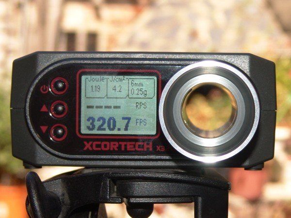 DRSS X3200 High-Power Airsoft XCORTECH SHOTING CHRONOGRAF / SNELHEID TESTER