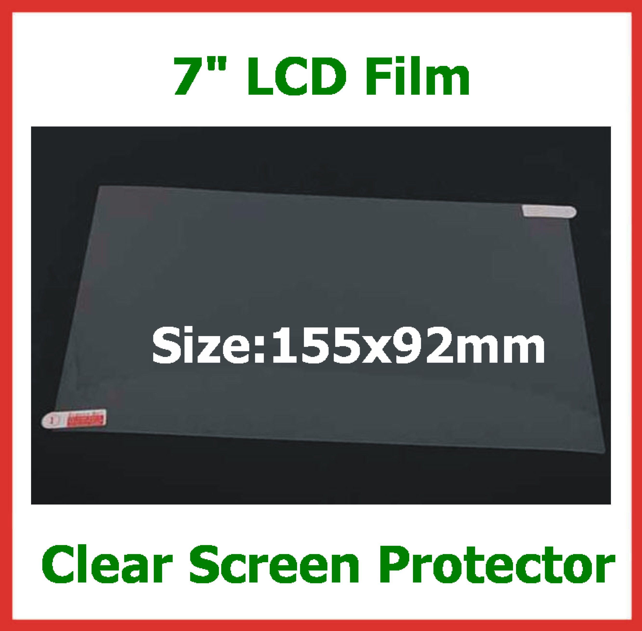 universal 7 inch lcd screen protector guard film not full screen tablet screen size