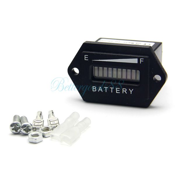 Boat, Golf Cart, Battery Indicator, Meter 48 Volt Universal Guage From Yihe904, 14.14