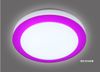 7w 210mm blue orange purple lampshade led ceiling light suspended round aisle lamp 85-265v for kitchen washroom gallery2994