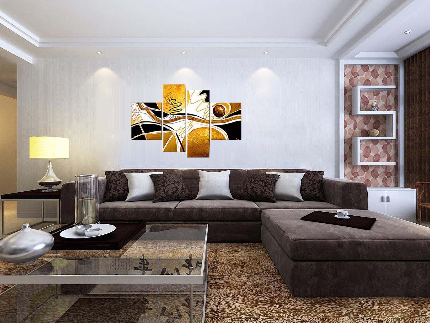 Hand Painted Hi Q Modern Wall Art Home Decorative Abstract Oil Painting ...