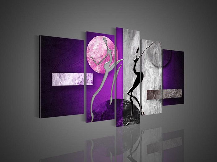 Purple Canvas Wall Art hand painted hi q modern wall art home decorative abstract oil Purple Canvas Wall Art hand painted hi q modern wall art home decorative abstract oil