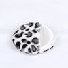 Cosmetic Puff Makeup Tools 30pcs Face and Body Powder Puff Black Brown leopard Powder Puffs 80mm